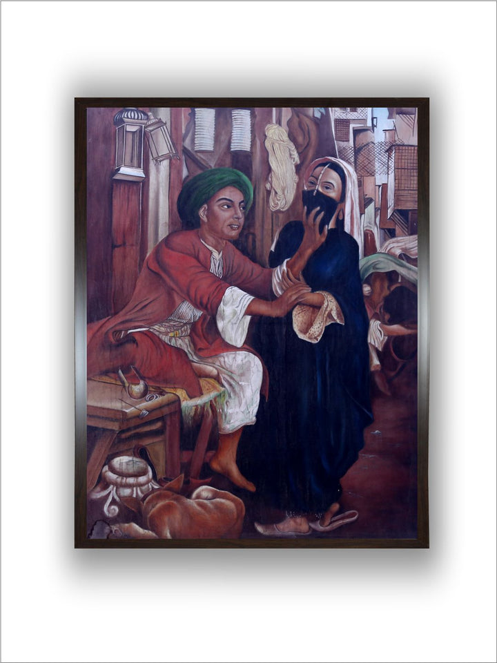 "Indian Folk Painting Wall Art''