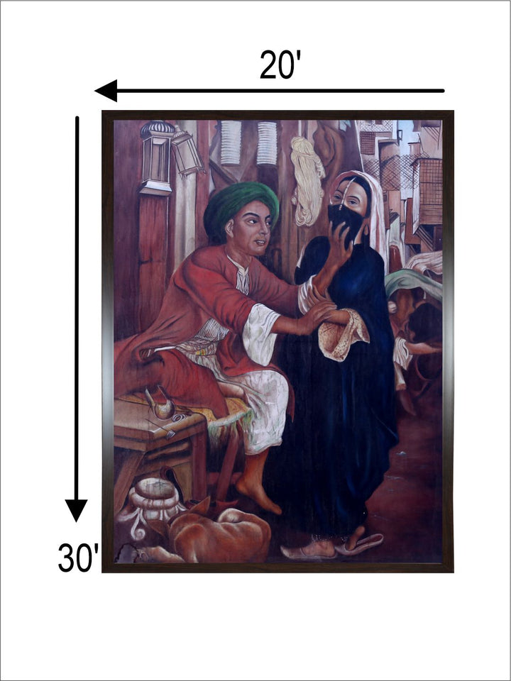 "Indian Folk Painting Wall Art''