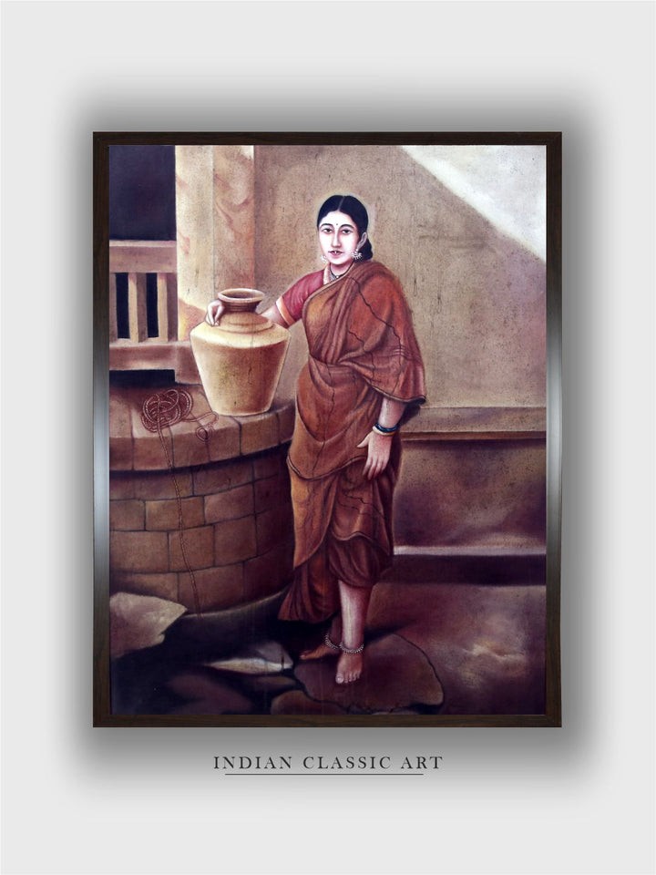 "Indian Folk Painting Wall Art''