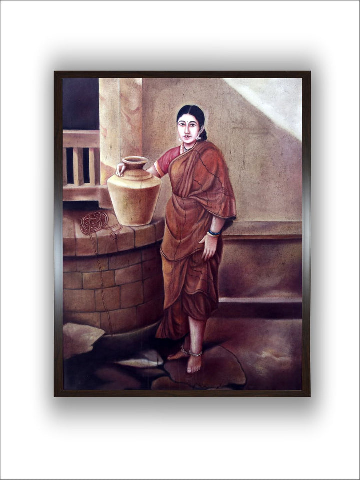 "Indian Folk Painting Wall Art''
