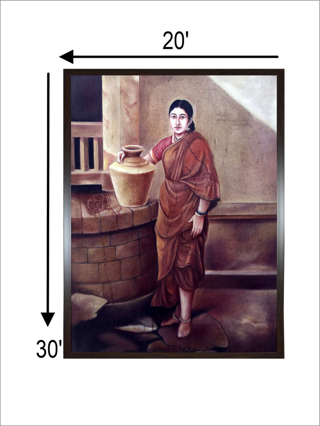 "Indian Folk Painting Wall Art''