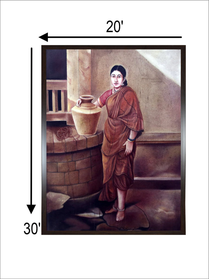 "Indian Folk Painting Wall Art''