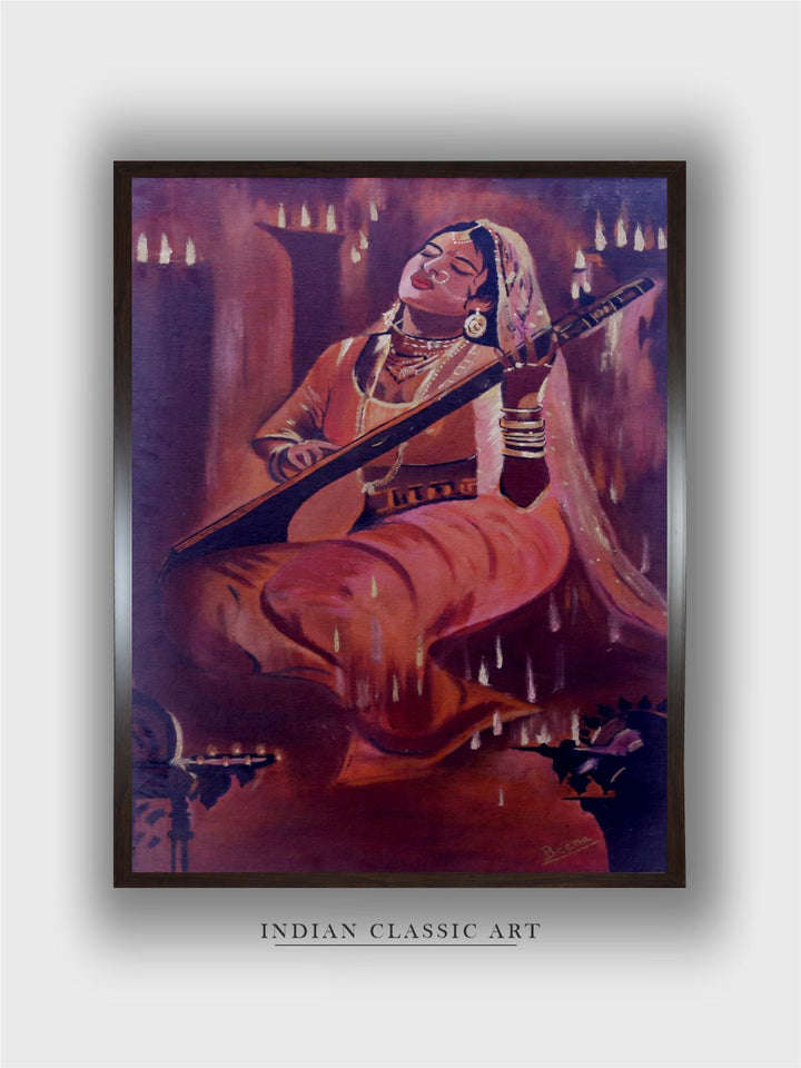 "Indian Folk Painting Wall Art''