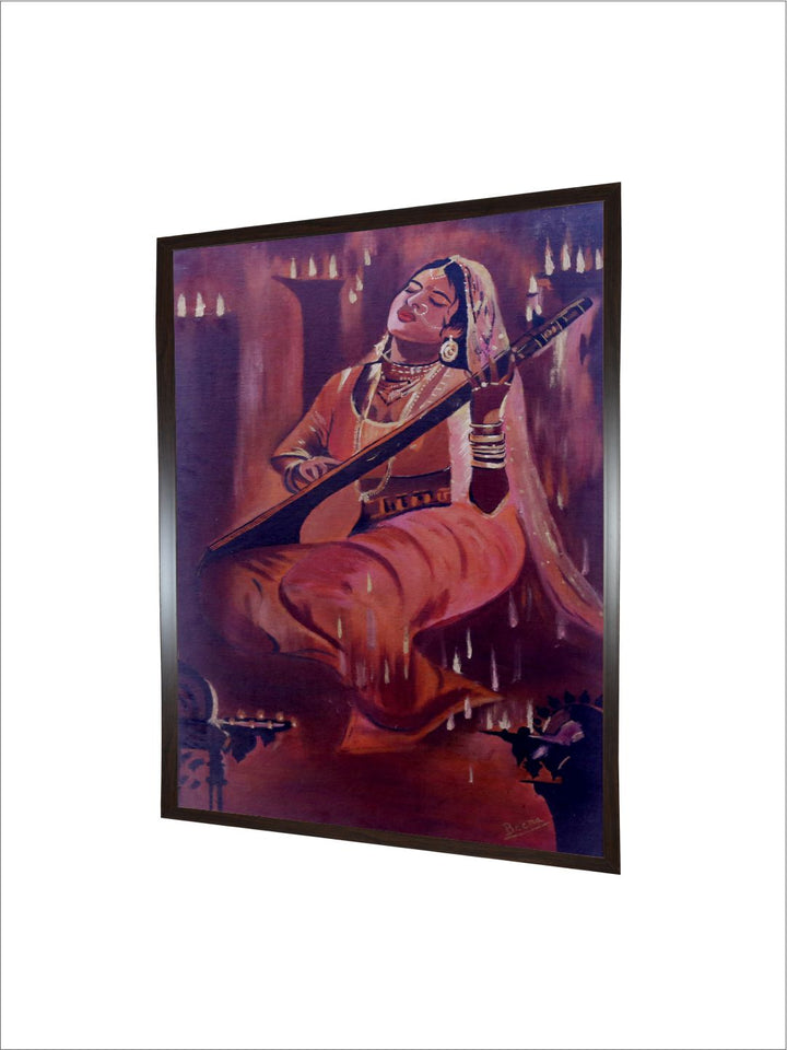 "Indian Folk Painting Wall Art''