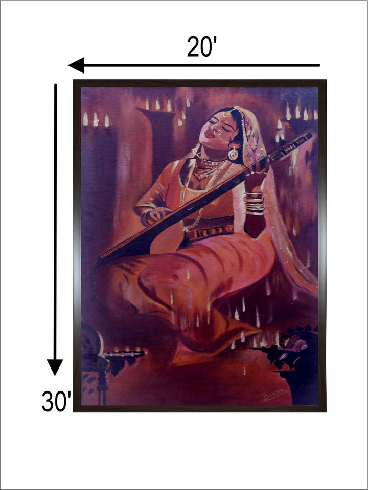 "Indian Folk Painting Wall Art''