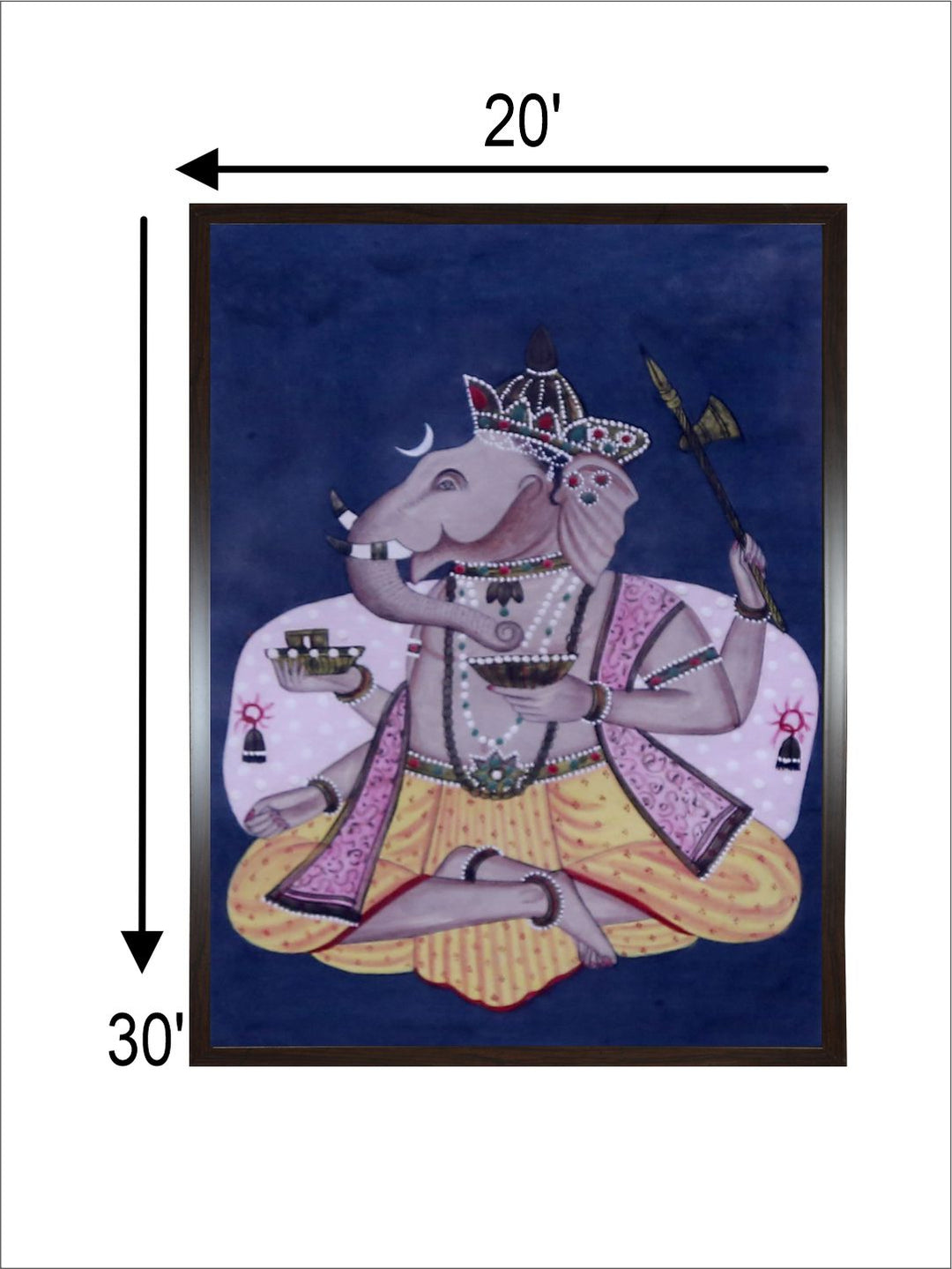 "Indian Folk Painting Wall Art''
