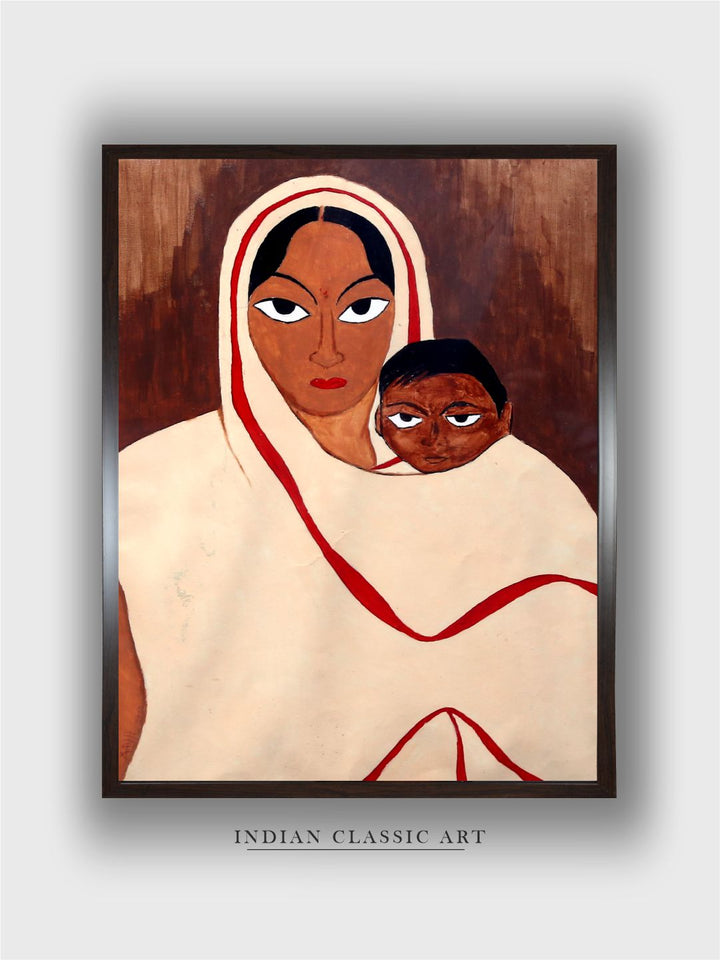 "Indian Folk Painting Wall Art''
