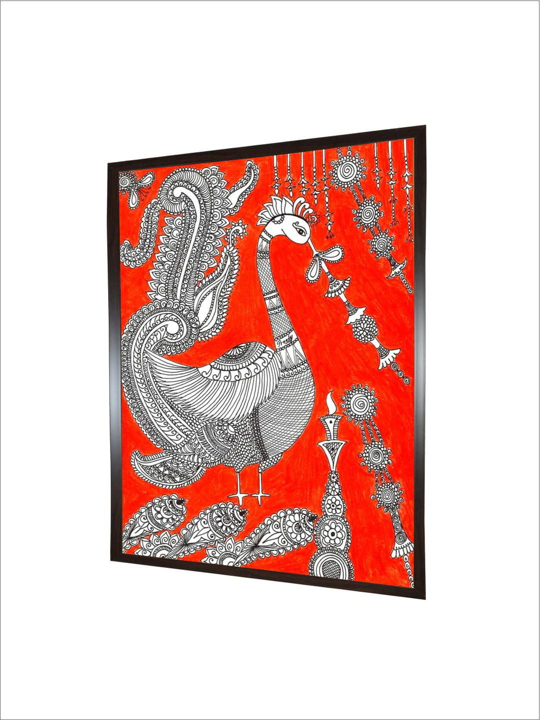 "Kalamkari Painting Wall Art''