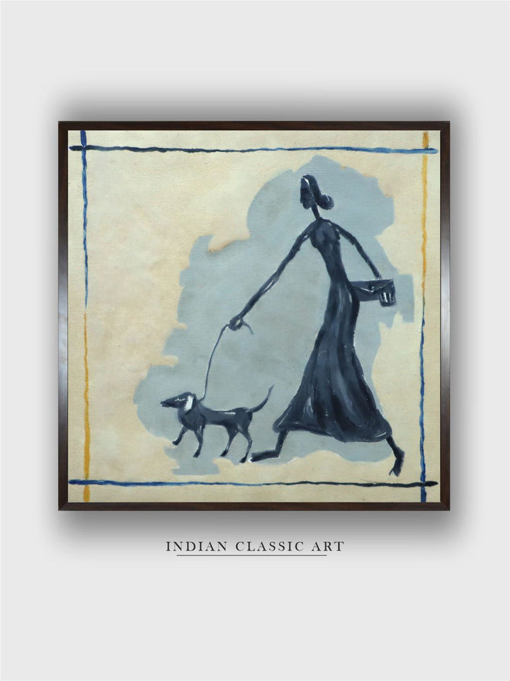 "Indian Folk Painting Wall Art''