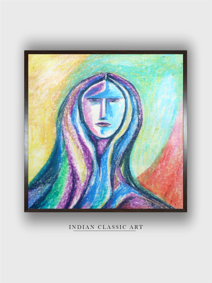 "Indian Folk Painting Wall Art''