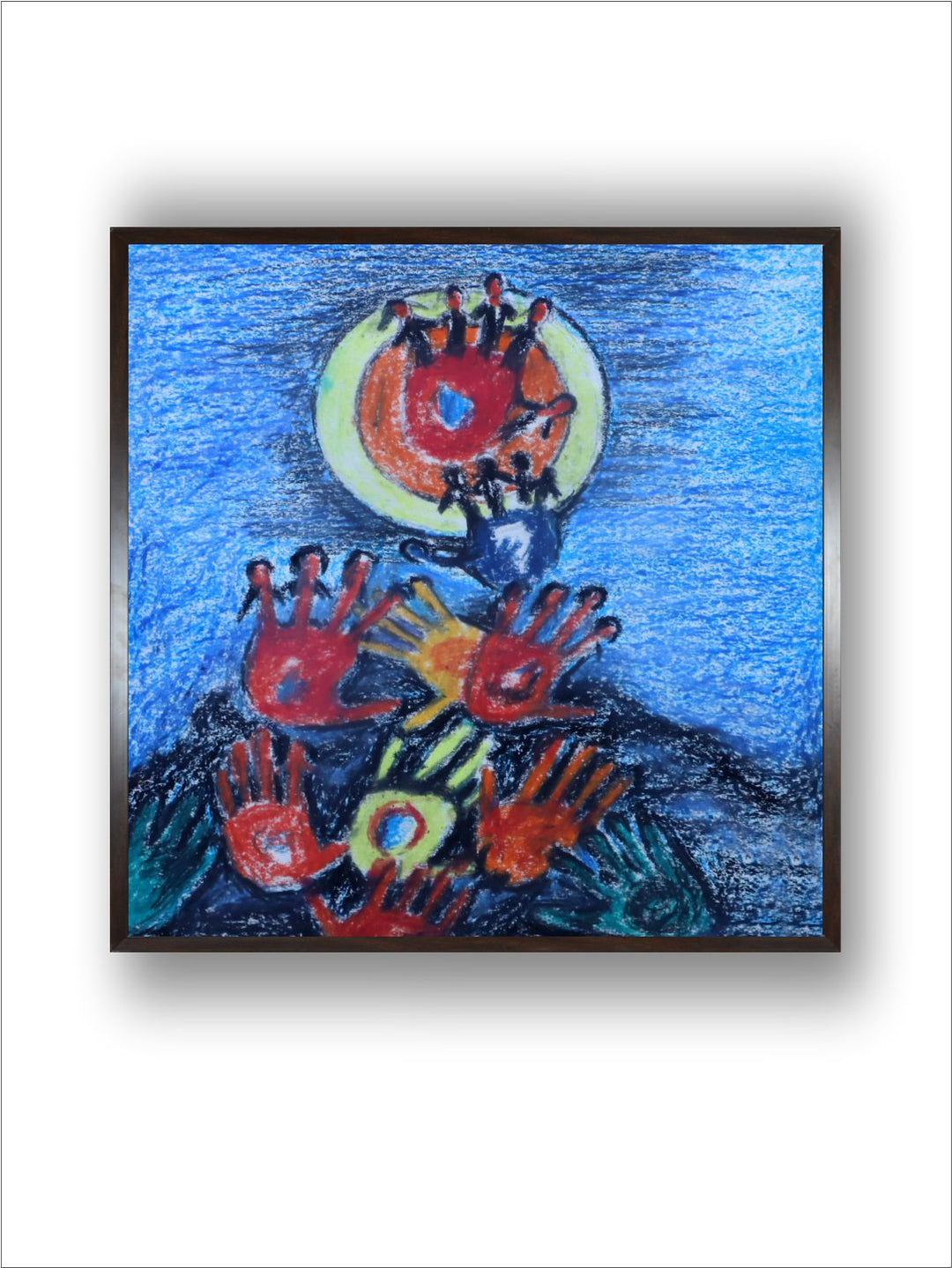 "Indian Folk Painting Wall Art''