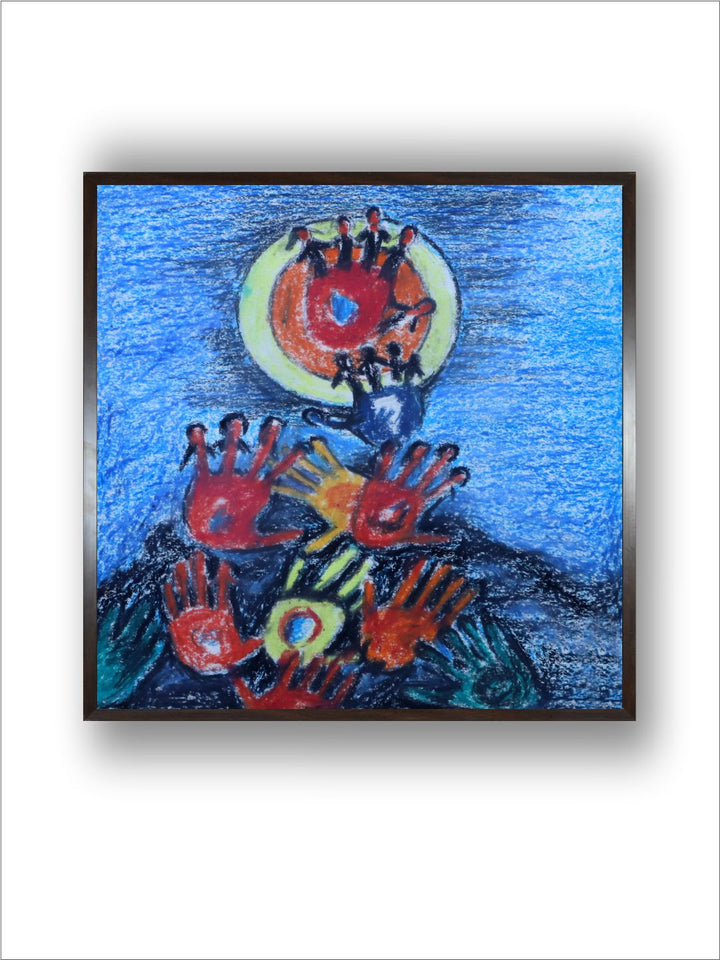 "Indian Folk Painting Wall Art''