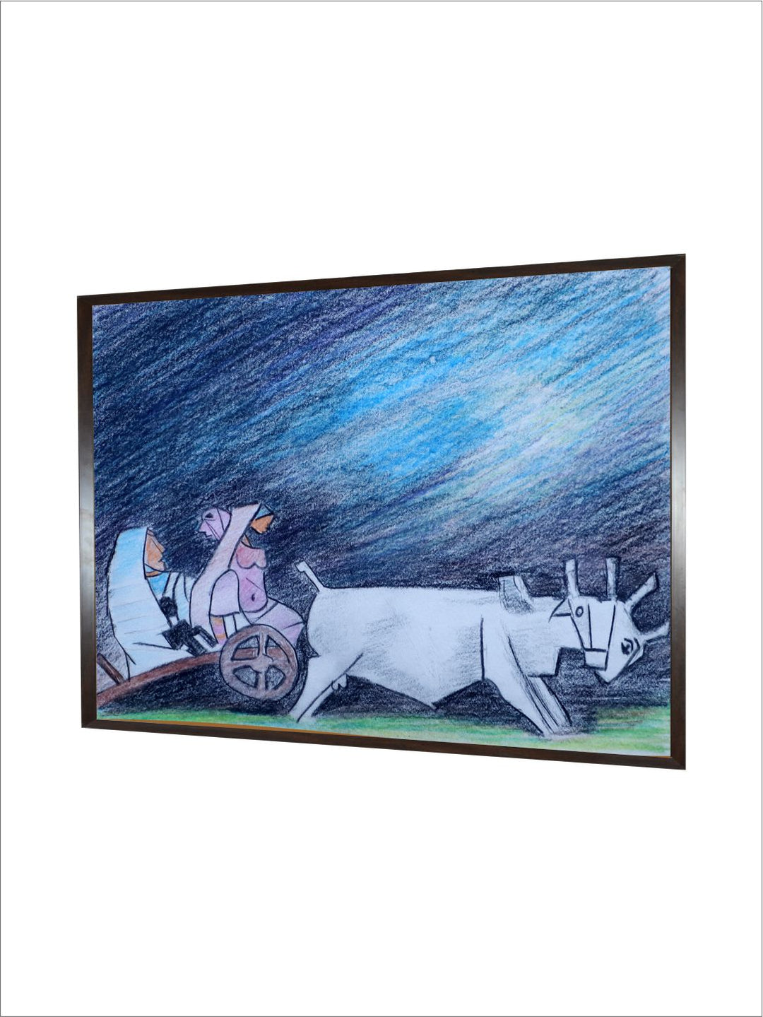 "Indian Folk Painting Wall Art''