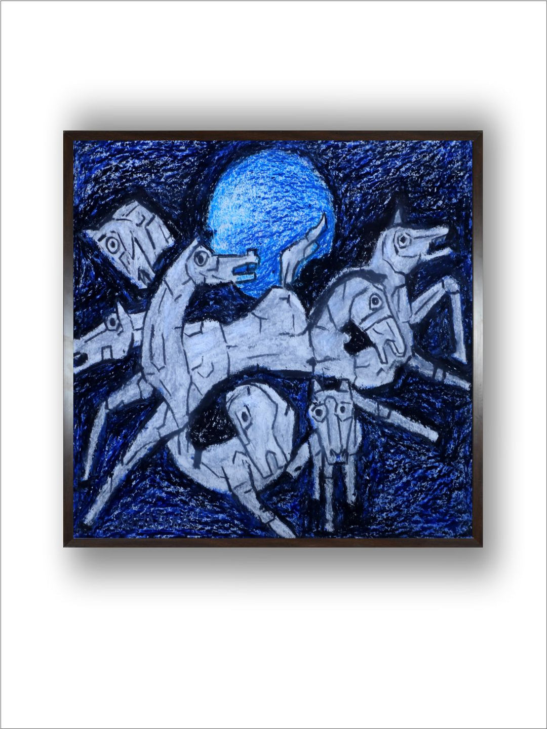 "Indian Folk Painting Wall Art''