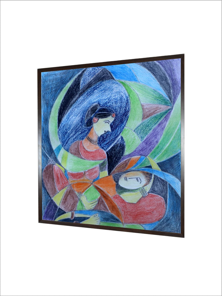 "Indian Folk Painting Wall Art''