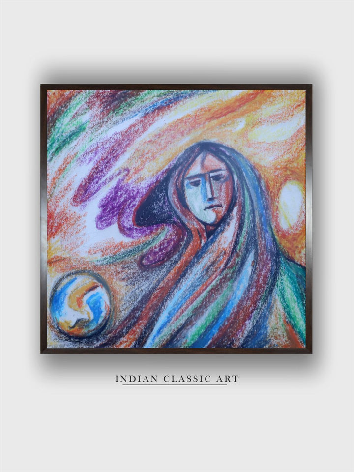 "Indian Folk Painting Wall Art''
