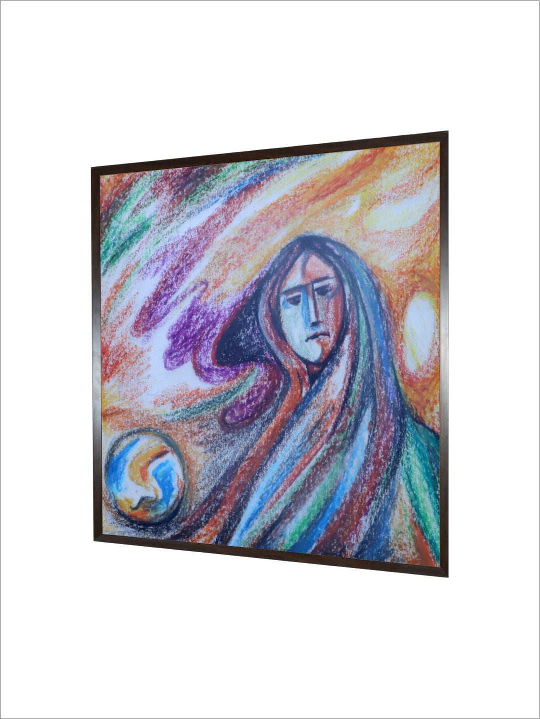 "Indian Folk Painting Wall Art''