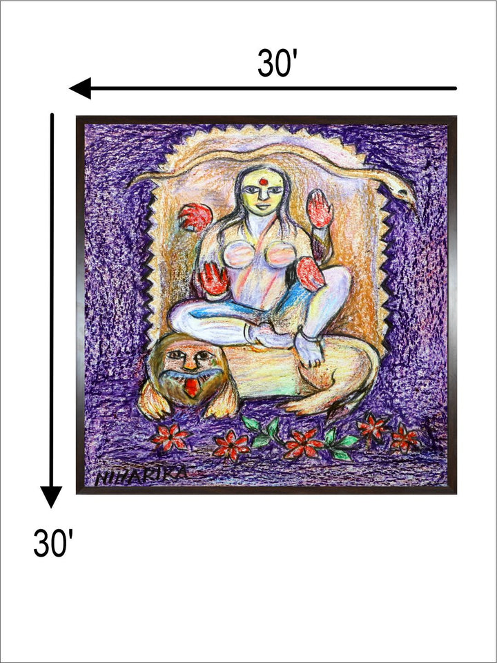 "Indian Folk Painting Wall Art''