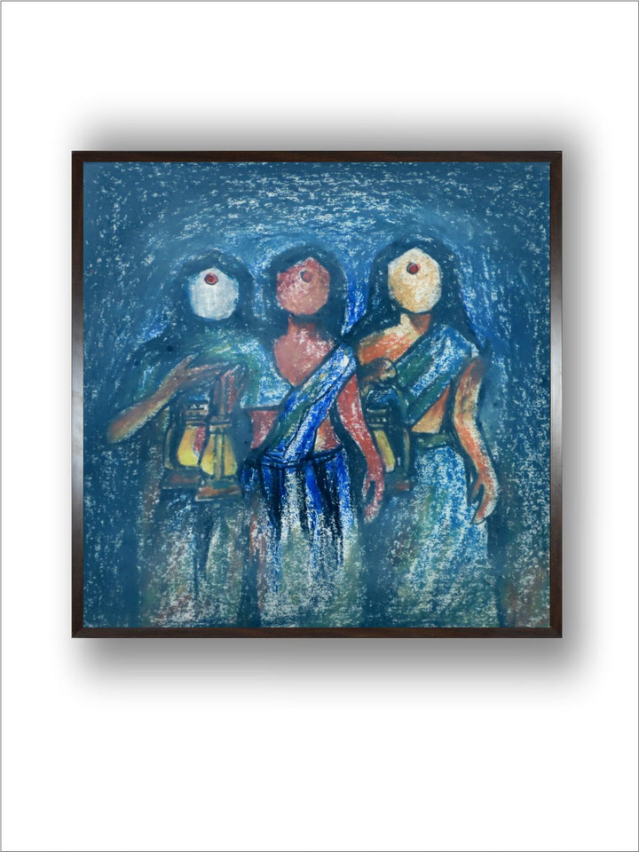 "Indian Folk Painting Wall Art''