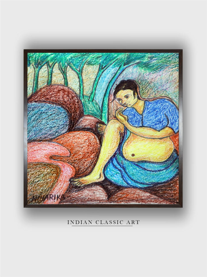 "Indian Folk Painting Wall Art''