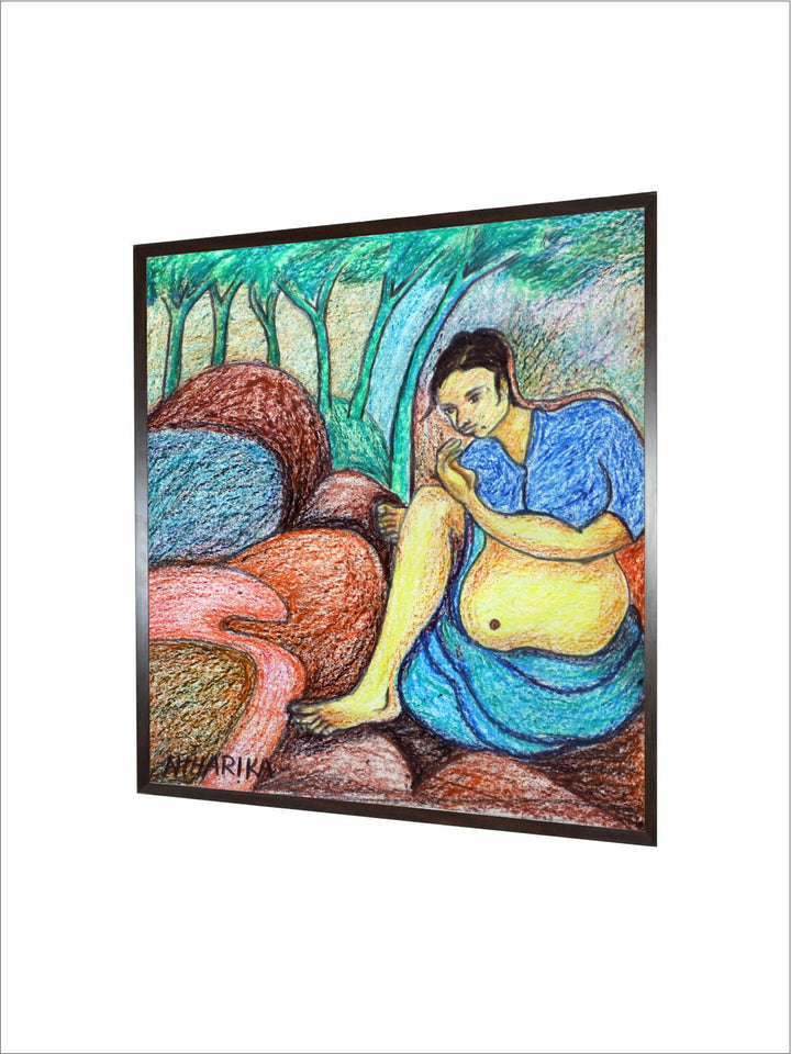 "Indian Folk Painting Wall Art''