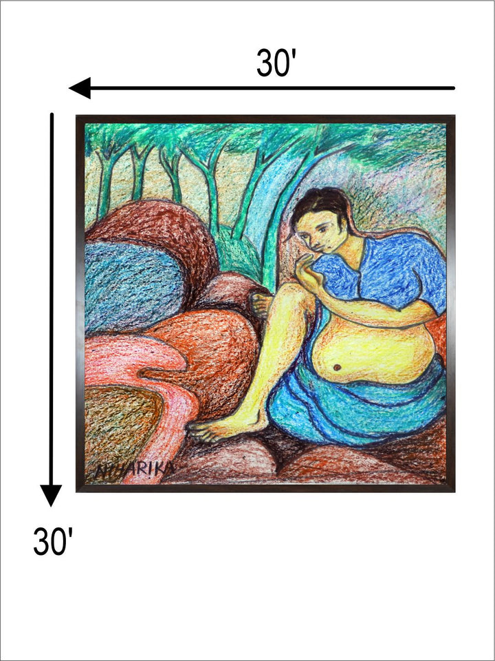 "Indian Folk Painting Wall Art''