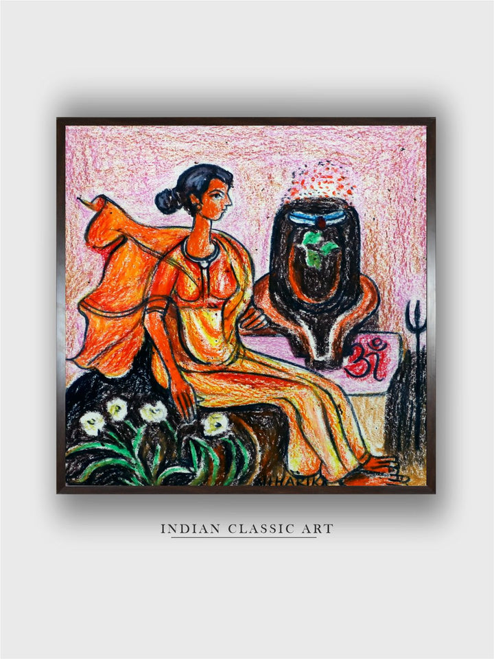 "Indian Folk Painting Wall Art''