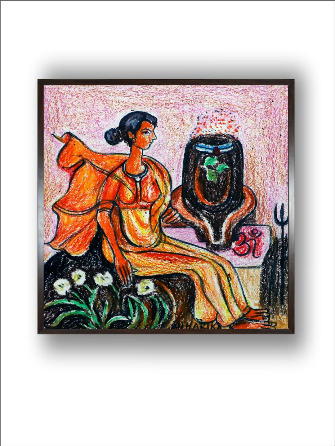 "Indian Folk Painting Wall Art''