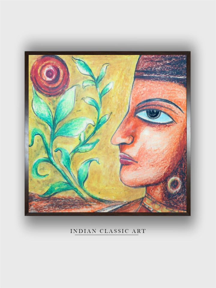 "Indian Folk Painting Wall Art''
