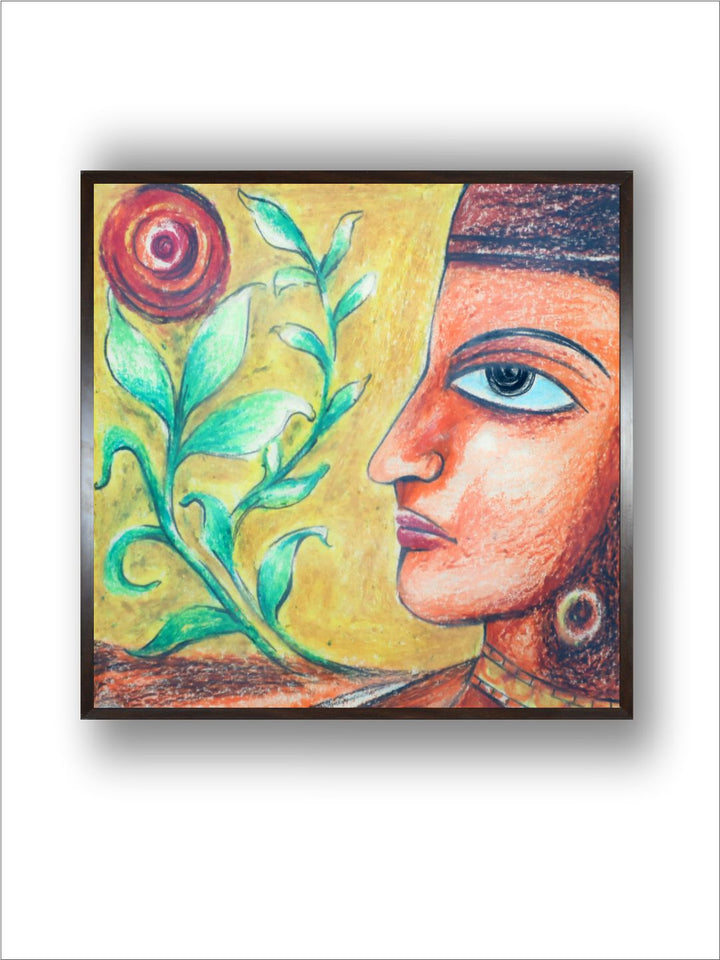 "Indian Folk Painting Wall Art''