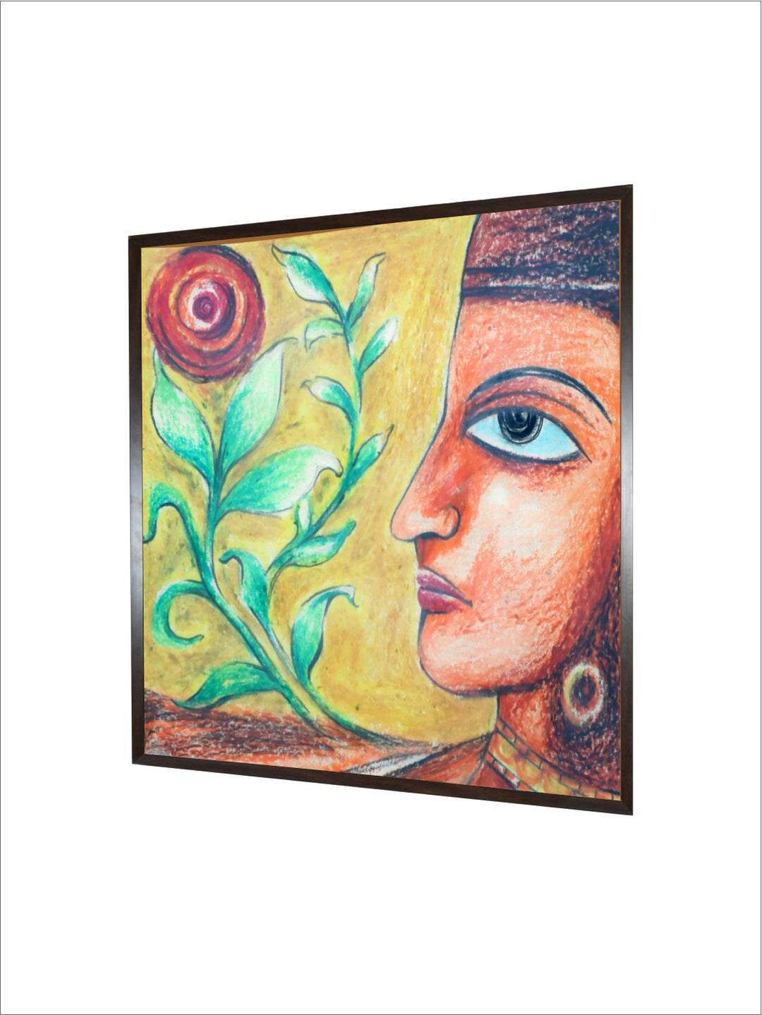 "Indian Folk Painting Wall Art''