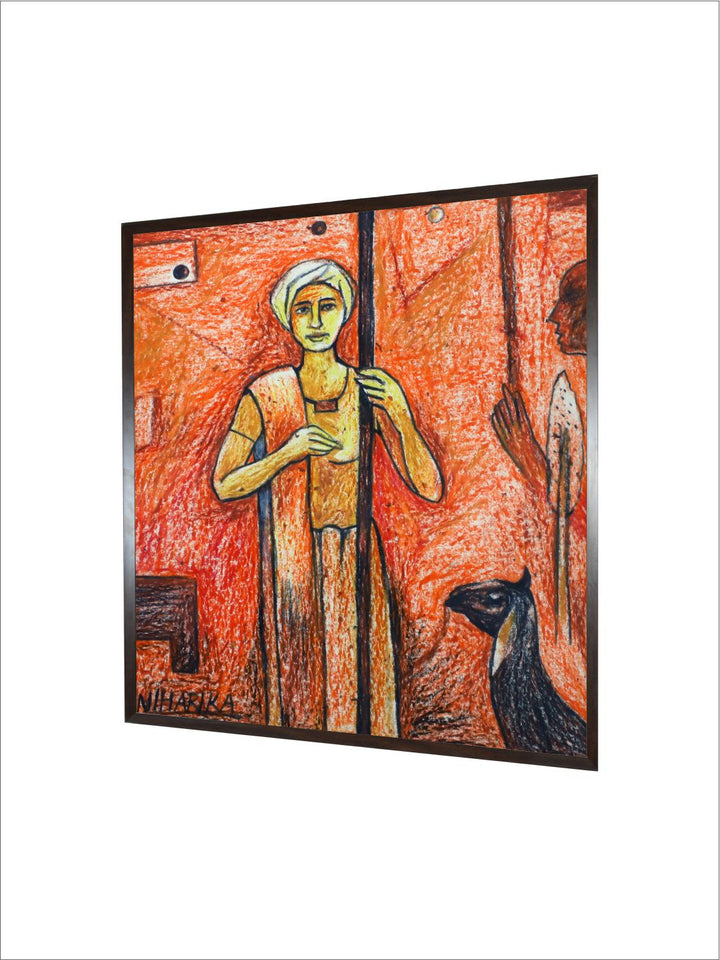 "Indian Folk Painting Wall Art''