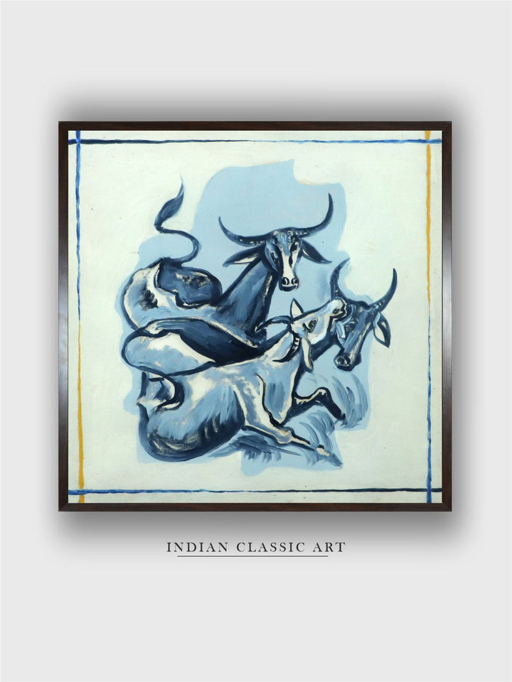 "Indian Folk Painting Wall Art''