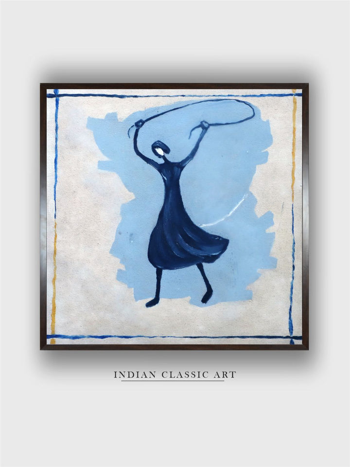 "Indian Folk Painting Wall Art''