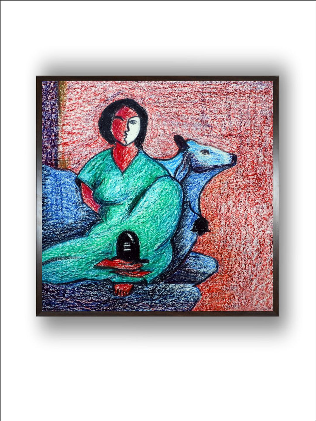 "Indian Folk Painting Wall Art''