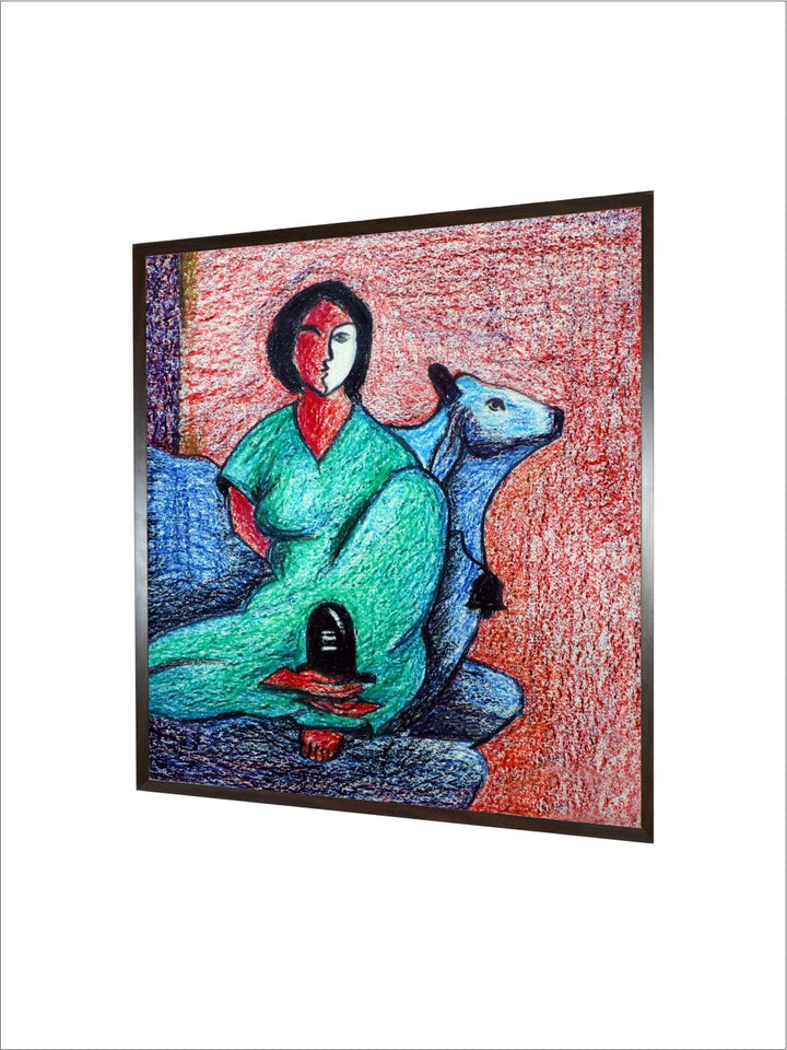 "Indian Folk Painting Wall Art''