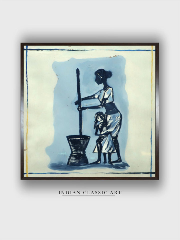 "Indian Folk Painting Wall Art''
