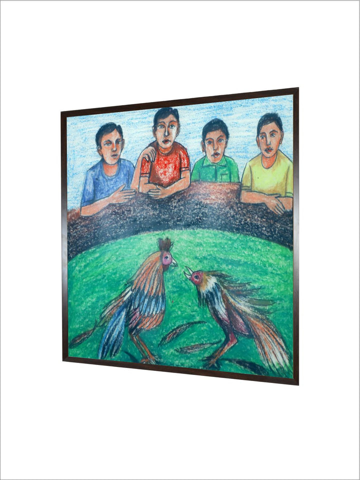 "Indian Folk Painting Wall Art''