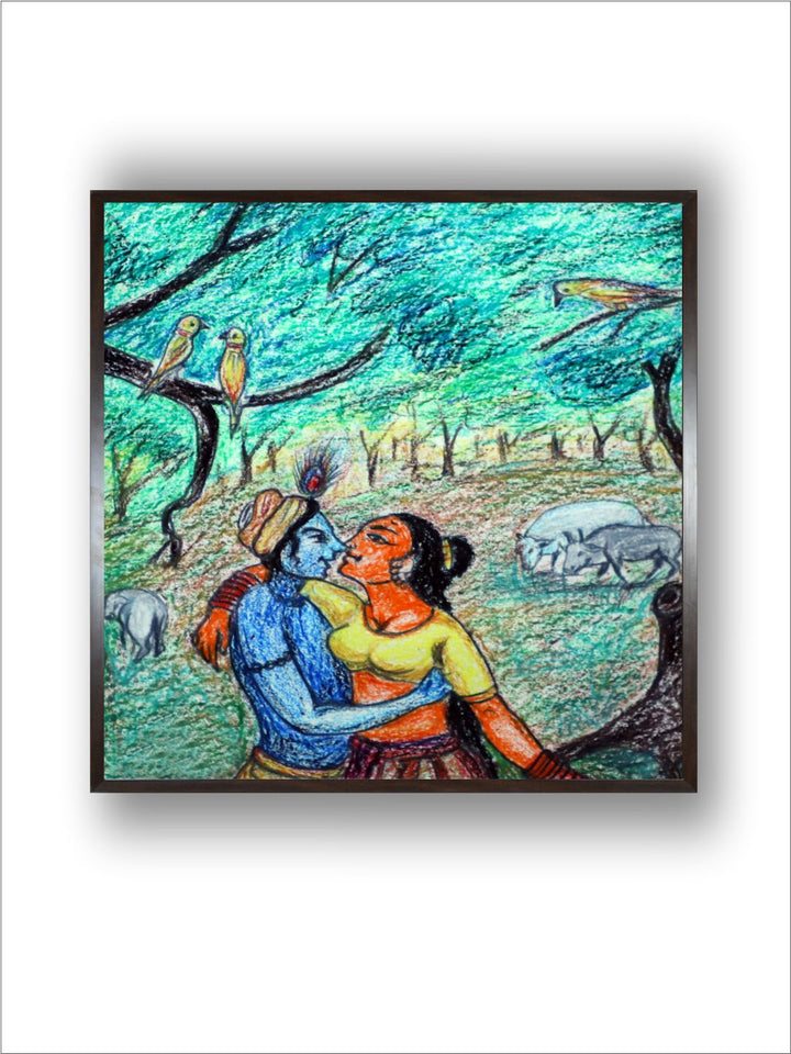 "Indian Folk Painting Wall Art''