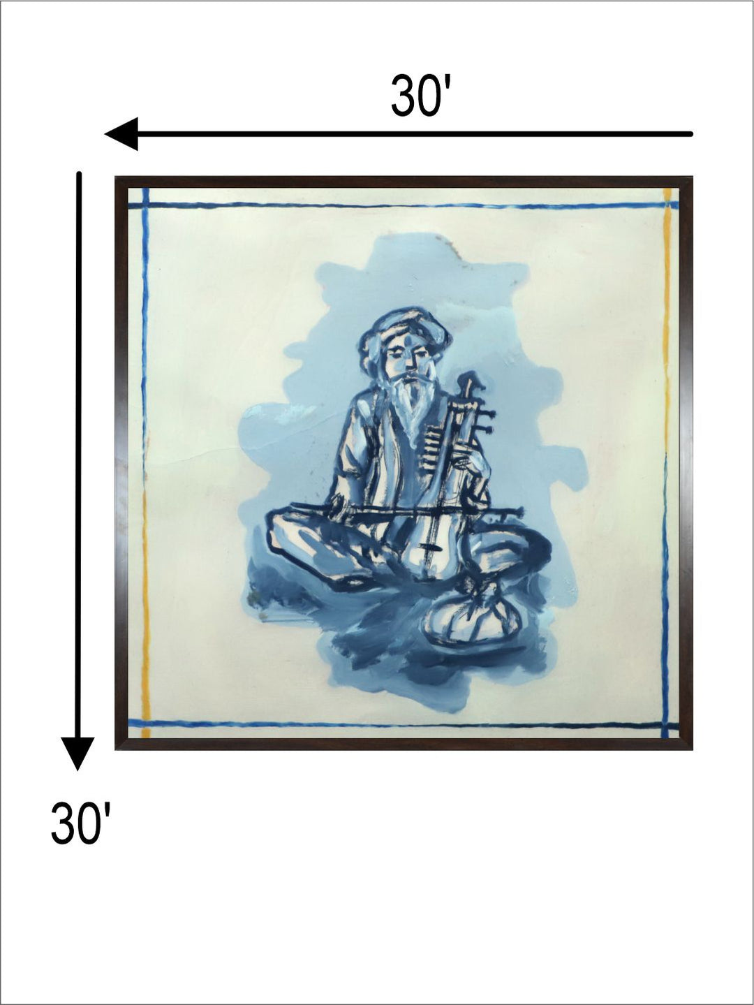 "Indian Folk Painting Wall Art''