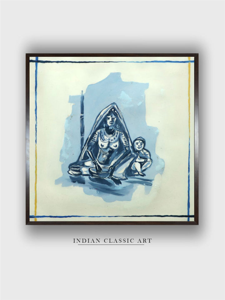 "Indian Folk Painting Wall Art''