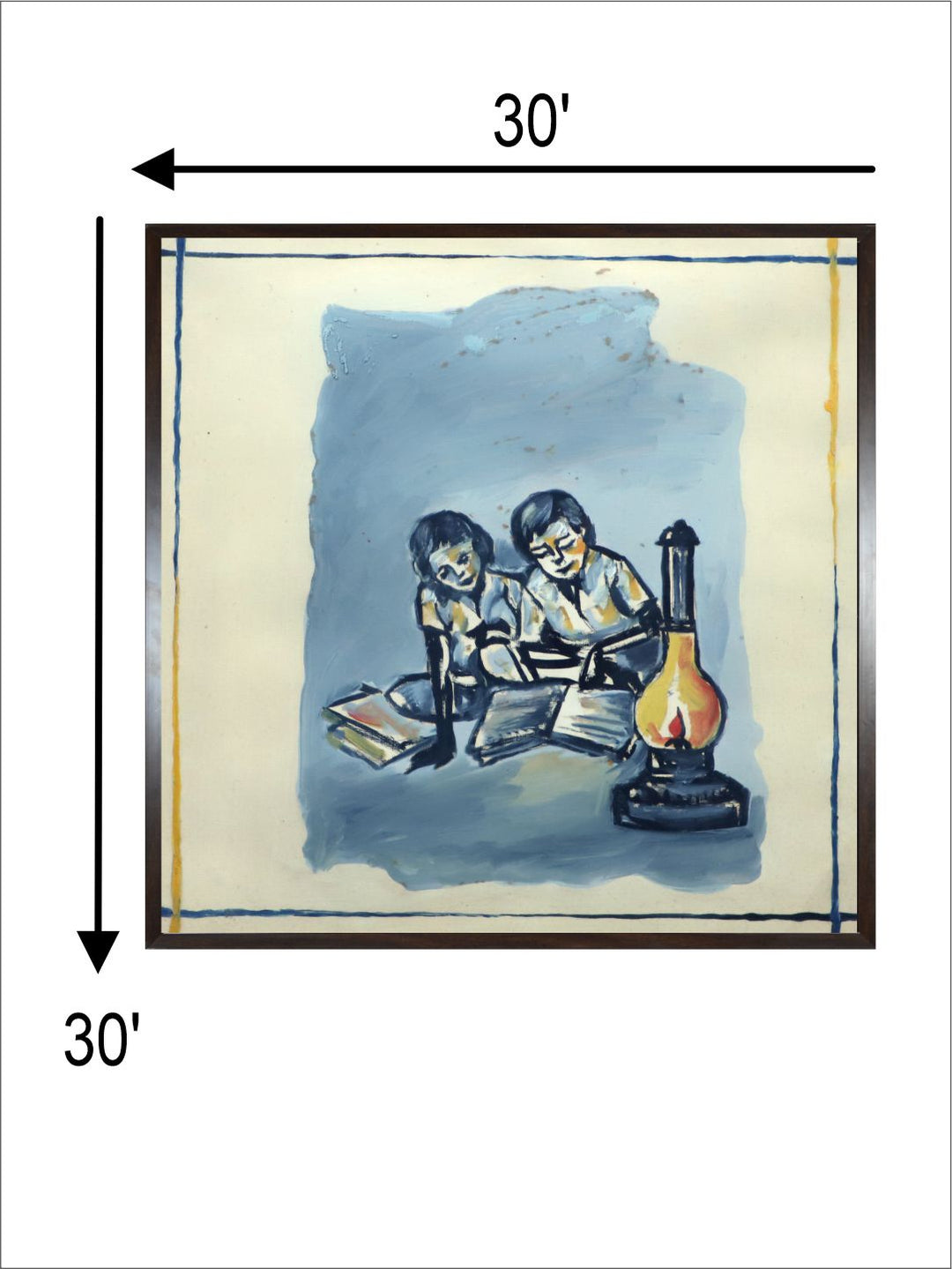"Indian Folk Painting Wall Art''