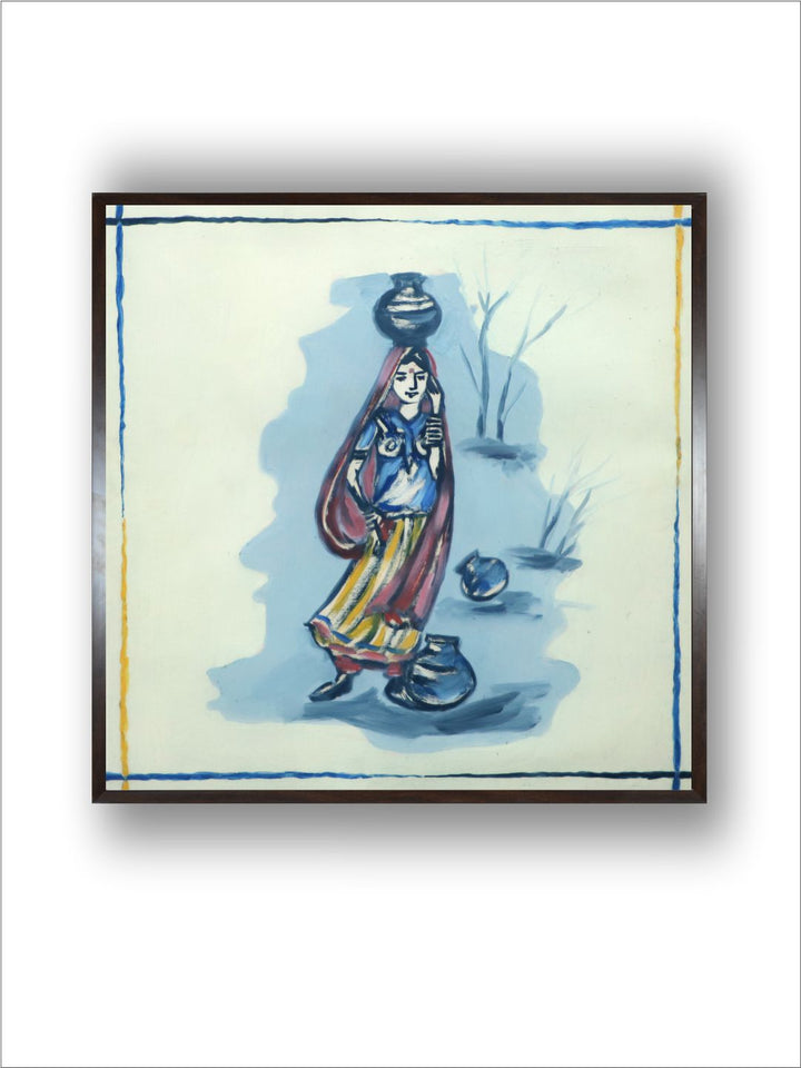 "Indian Folk Painting Wall Art''