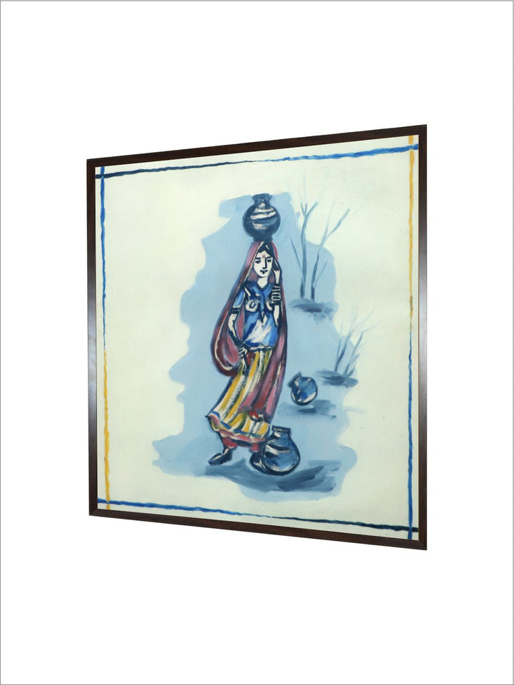 "Indian Folk Painting Wall Art''