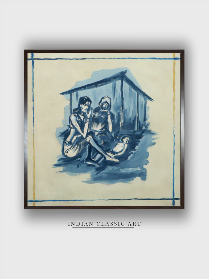 "Indian Folk Painting Wall Art''
