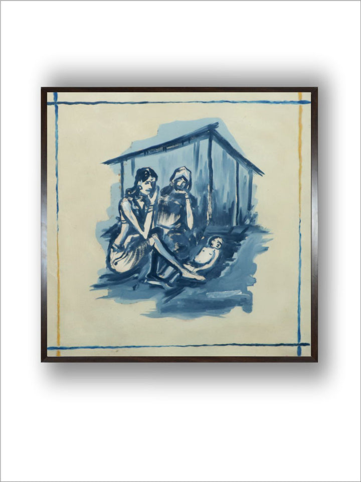 "Indian Folk Painting Wall Art''