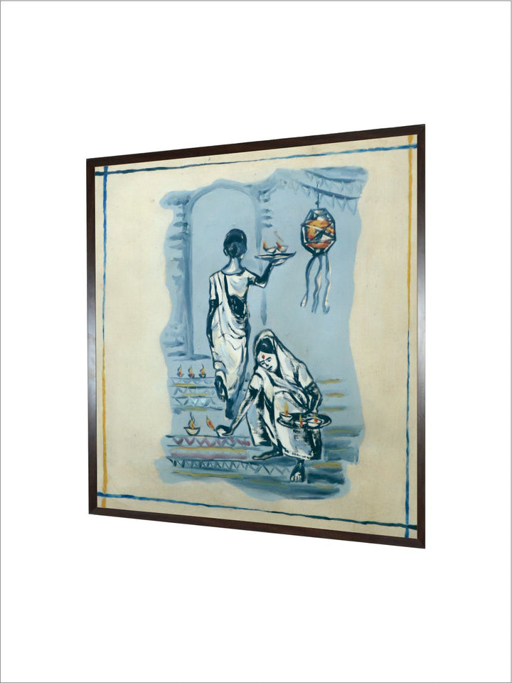 "Indian Folk Painting Wall Art''