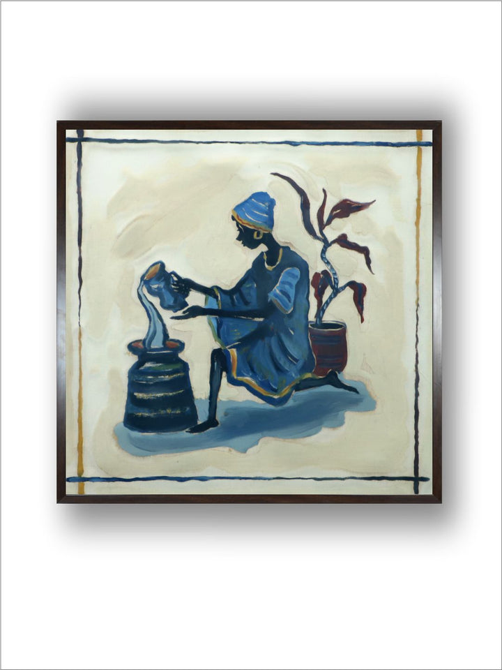 "Indian Folk Painting Wall Art''