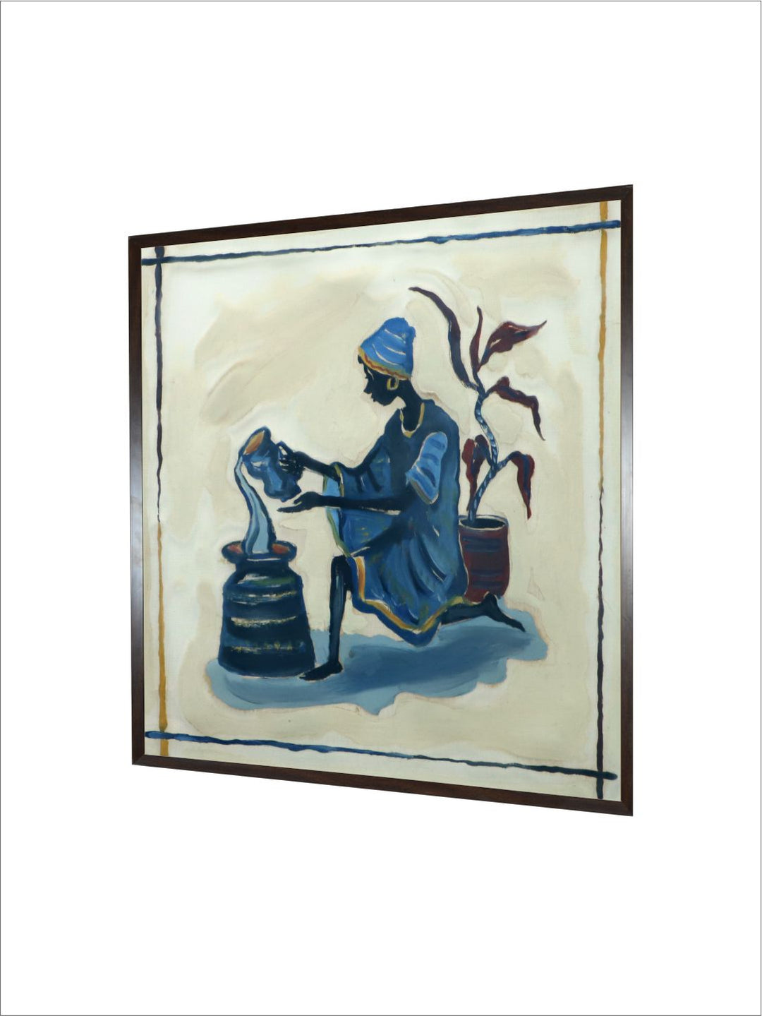 "Indian Folk Painting Wall Art''