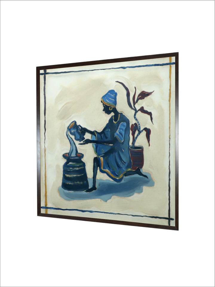 "Indian Folk Painting Wall Art''